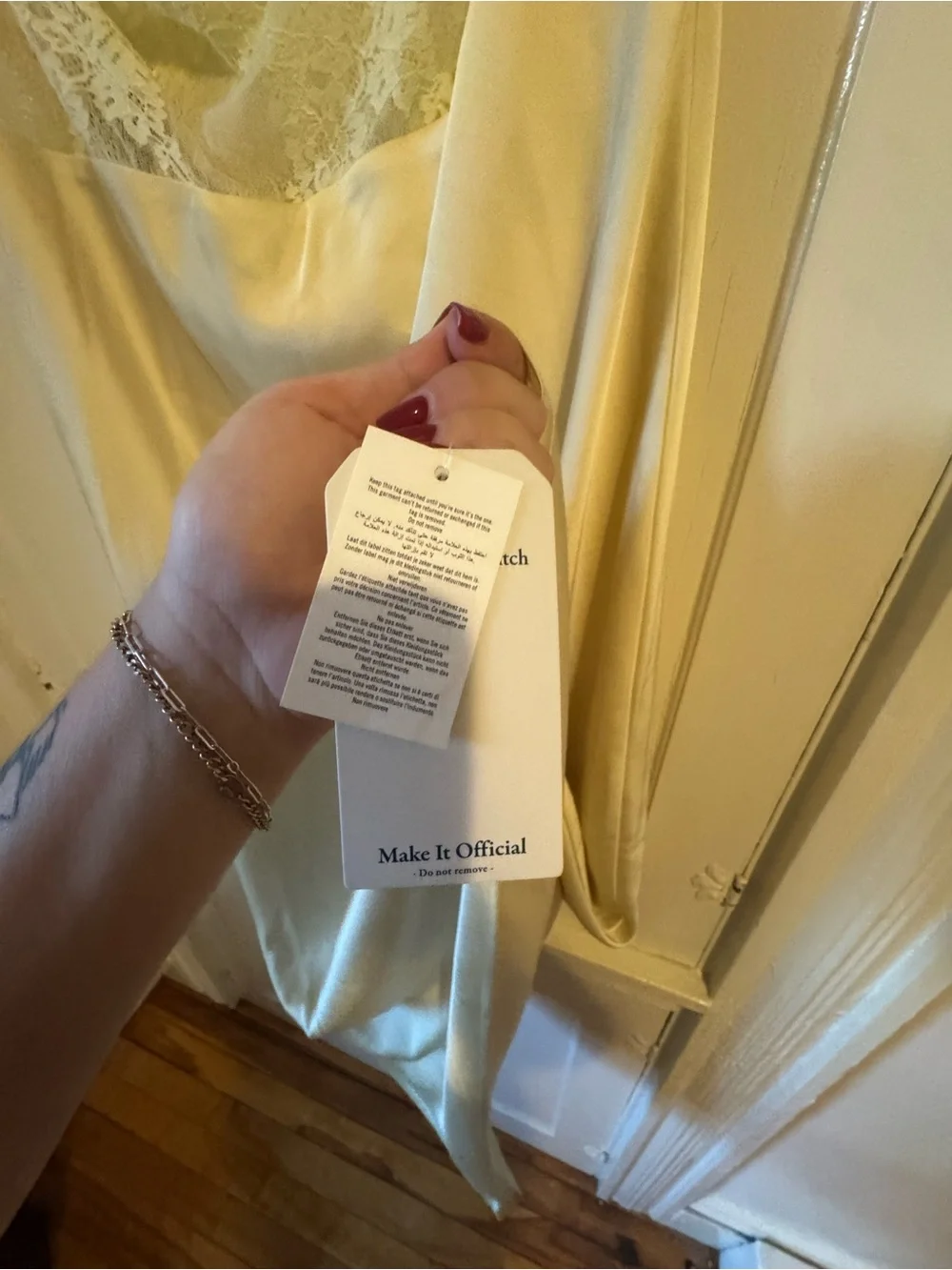 Abercrombie & Fitch Cream Lace Maxi Dress